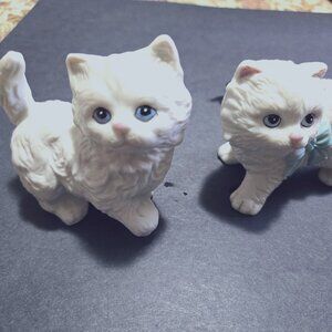 Set of 2 Homeco Kitten Figurines